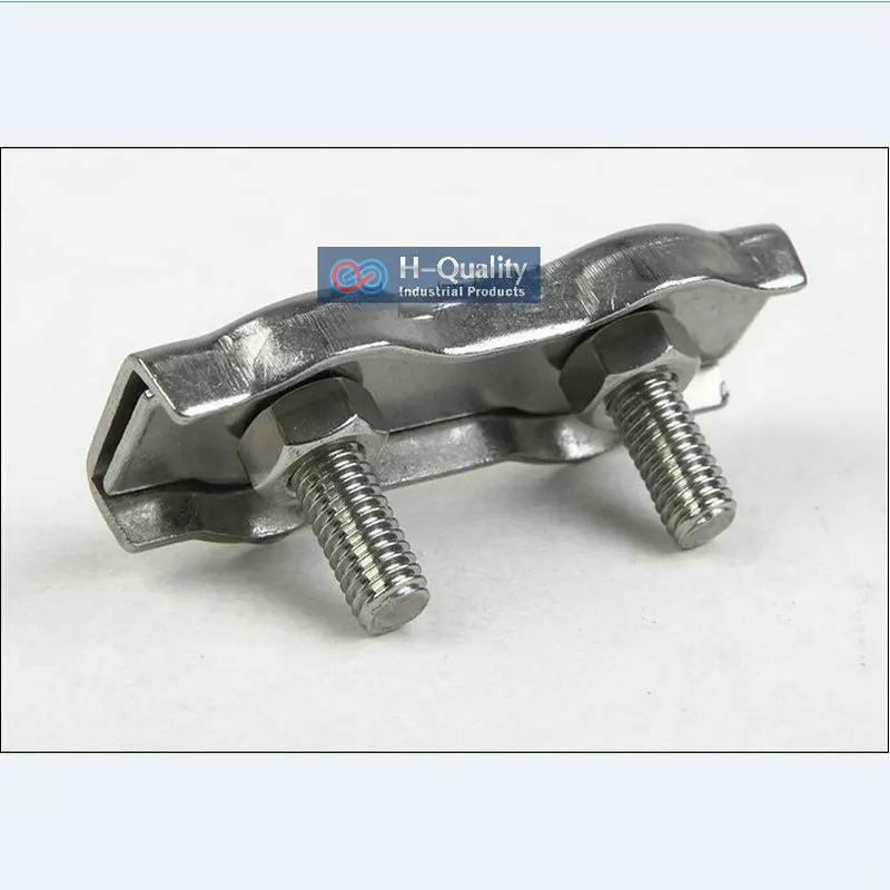 Дуплексный зажим для троса из нержавеющей стали соединительные фиксирующие