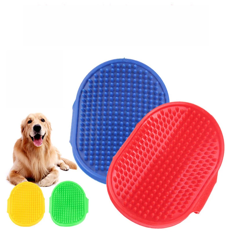 Щетка для ванной резиновая перчатка собак и кошек массажная груминга шерсти