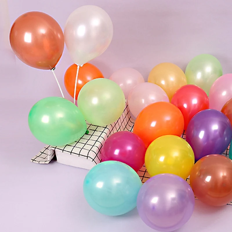 100 ~ 10 шт. утолщенные круглые перламутровые шары 5 дюймов |