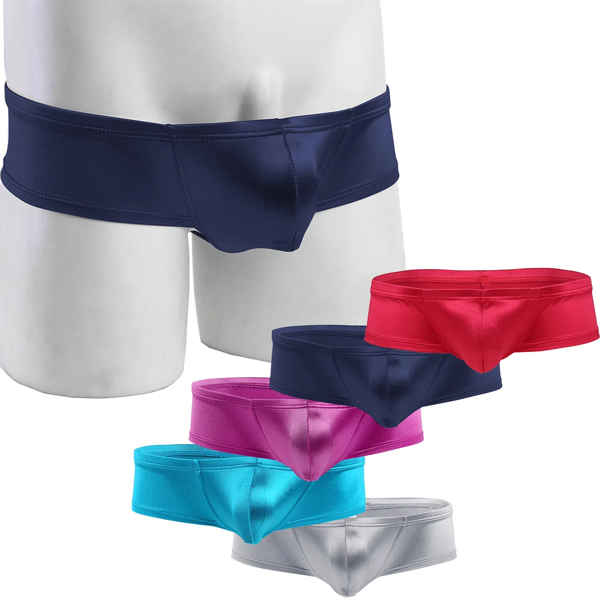 Мужские трусы сексуальное нижнее белье с мешочком гей-порно из модала боксеры