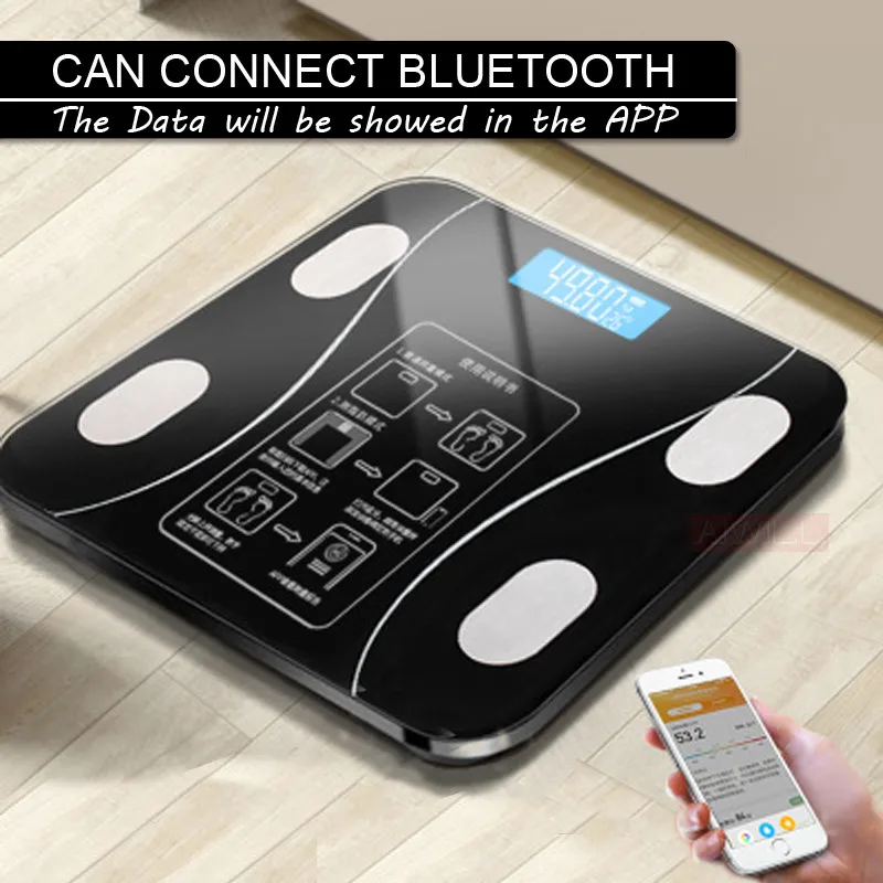 USB зарядка умные весы для домашних животных жира светодиодный цифровой экран на