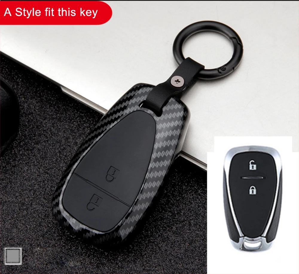 

Car Smart 2 Button Remote Key Cover Case Holder Protect Keychain Keyring for CHEVROLET TRAX CRUZE Key Chain Key Ring