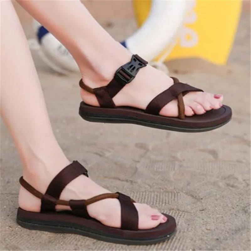 

Outdoor Casual Sandals Fashion 2020 New Men Summer Shoes Unisex Flat Slippers Rome Style Flip Flops Shoes Men Plus Size 36-45