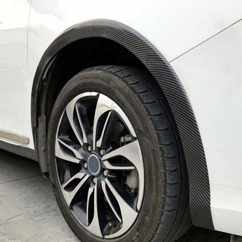 

4pcs 1.5 m Universal Rubber Car Wheel Arch Protection Moldings Anti-collision Mudguard Car Wheel Protection Wheel Sticker