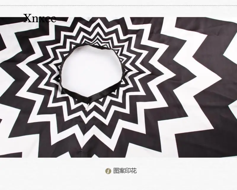 

New Spring Summer Stripe Ladies Midi A-Line Skirts Women Hepburn Style Vintage Balck White Elegant Midi Skirt Clothing