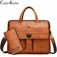 CLEINV KOILM Business Travel Handbag office Business Male Bag For Files Man Briefcase Big Size inches Laptop Bags Tote bag