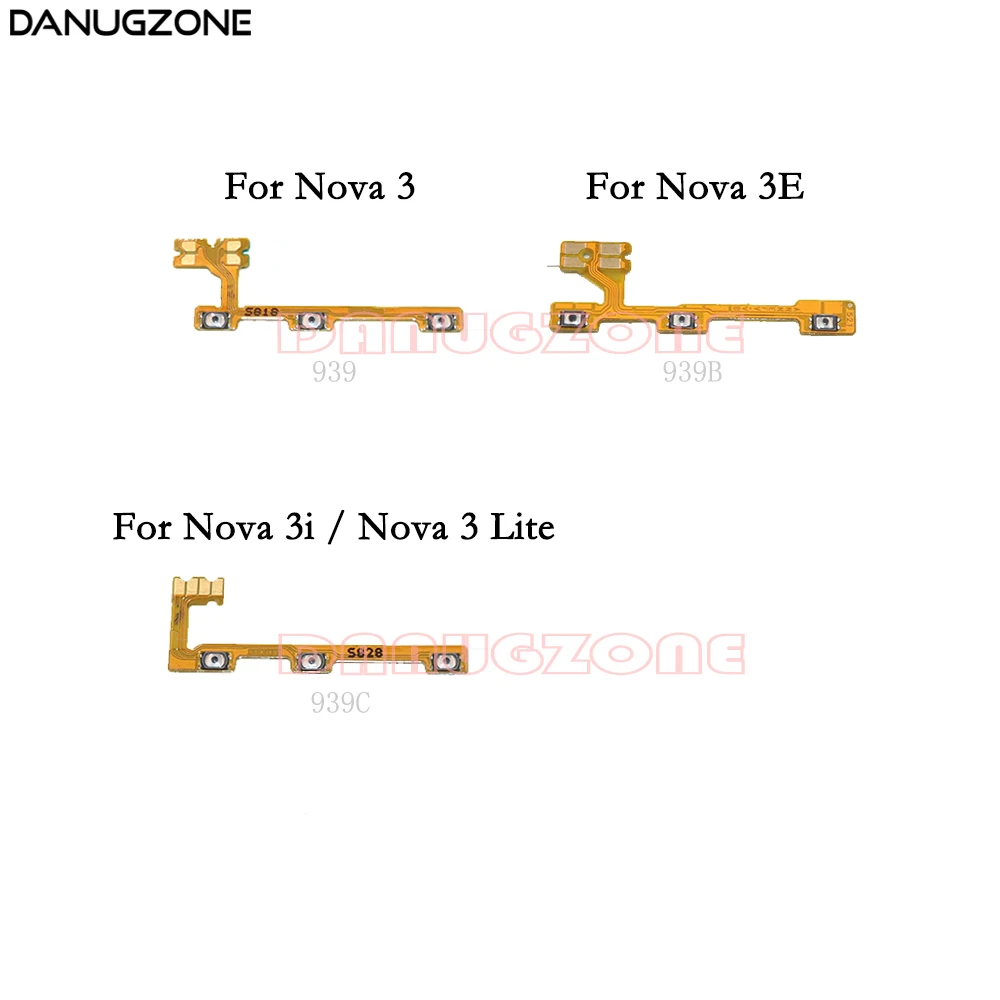 Кнопка включения и выключения звука кнопка гибкий кабель для Huawei Nova 3 Lite 3E