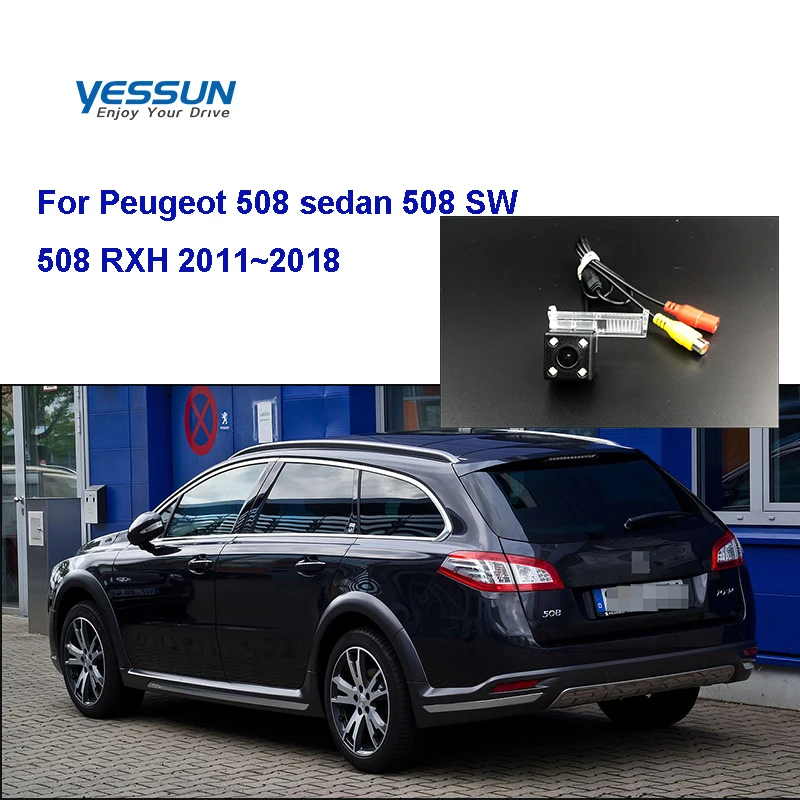 

Yessun Rer view camera For Peugeot 508 sedan 508 SW 508 RXH 2011~2018 night view CCD car cameras/license plate camera