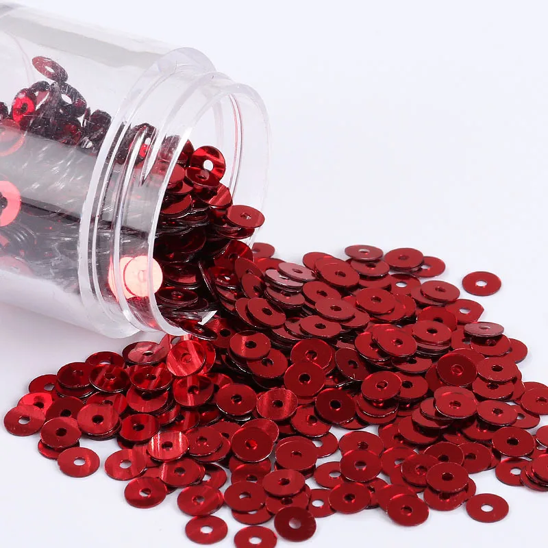 4 мм 5 6 плоские круглые ПВХ свободные блестки шитье ремесло для свадебного