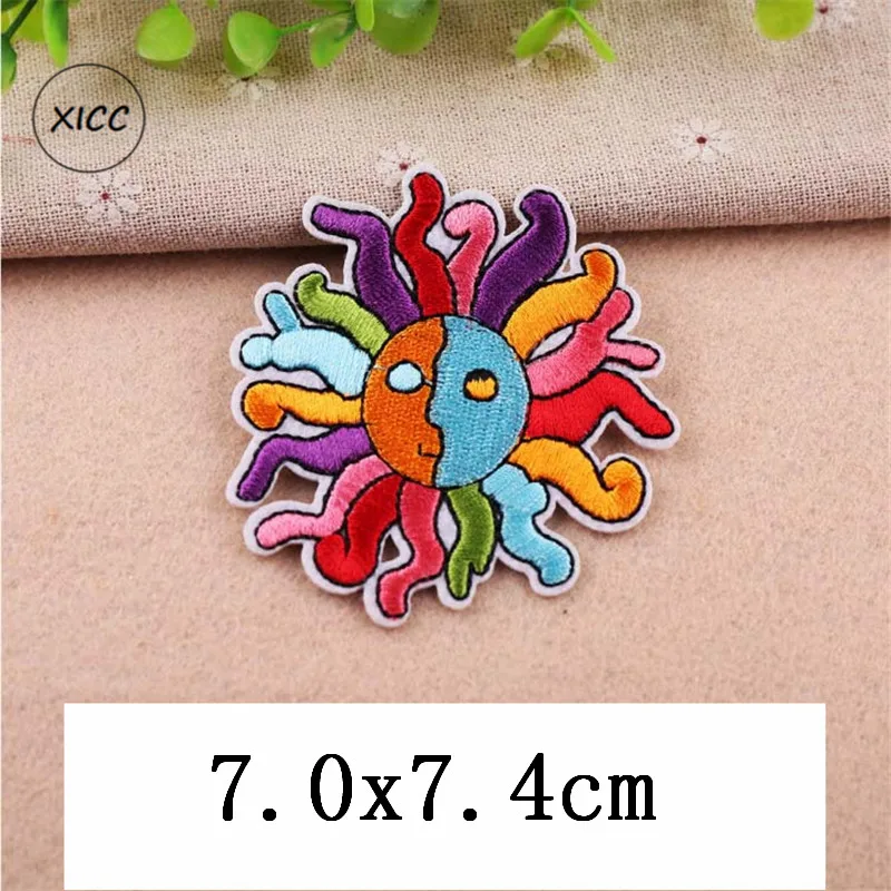 T N с аппликацией в виде Золотой Звезды рисунком &quotПодсолнух&quot вышивка