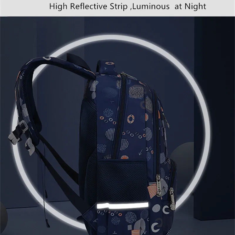 Школьные ранцы Fengdong для детей Набор сумок еды и ланча большой ортопедический