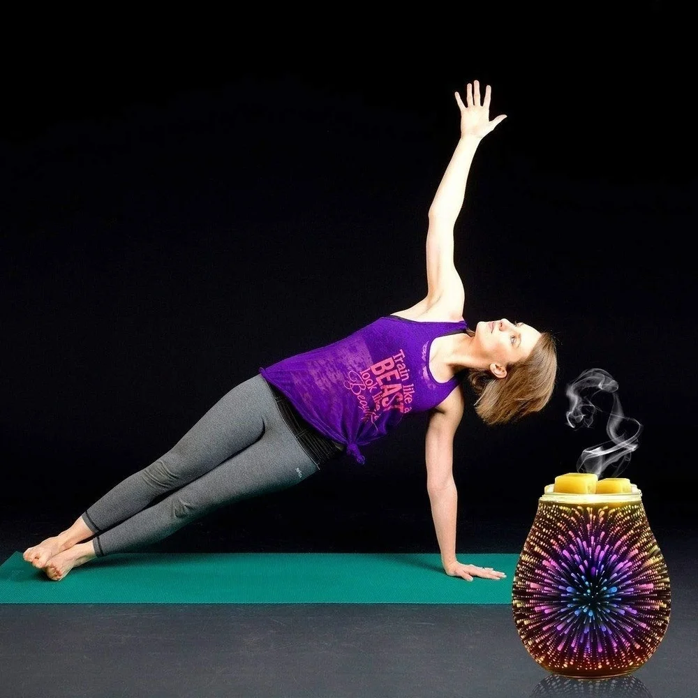 Эфирное масло диффузор электрический подогреватель Свечи Стеклянная Tart горелка