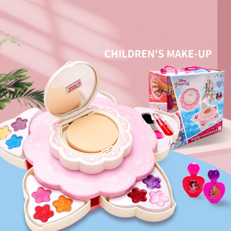 2021 New Children Can Be Washed Makeup Set Girl Princess Beauty Tools Kids Novelty Educational Toys Kawaii Mini Cosmetic