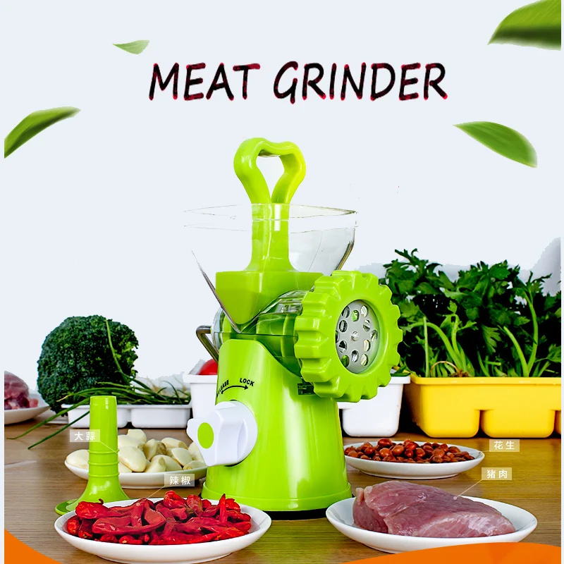 DIY многофункциональная ручная мясорубка для специй овощей измельчитель колбасы