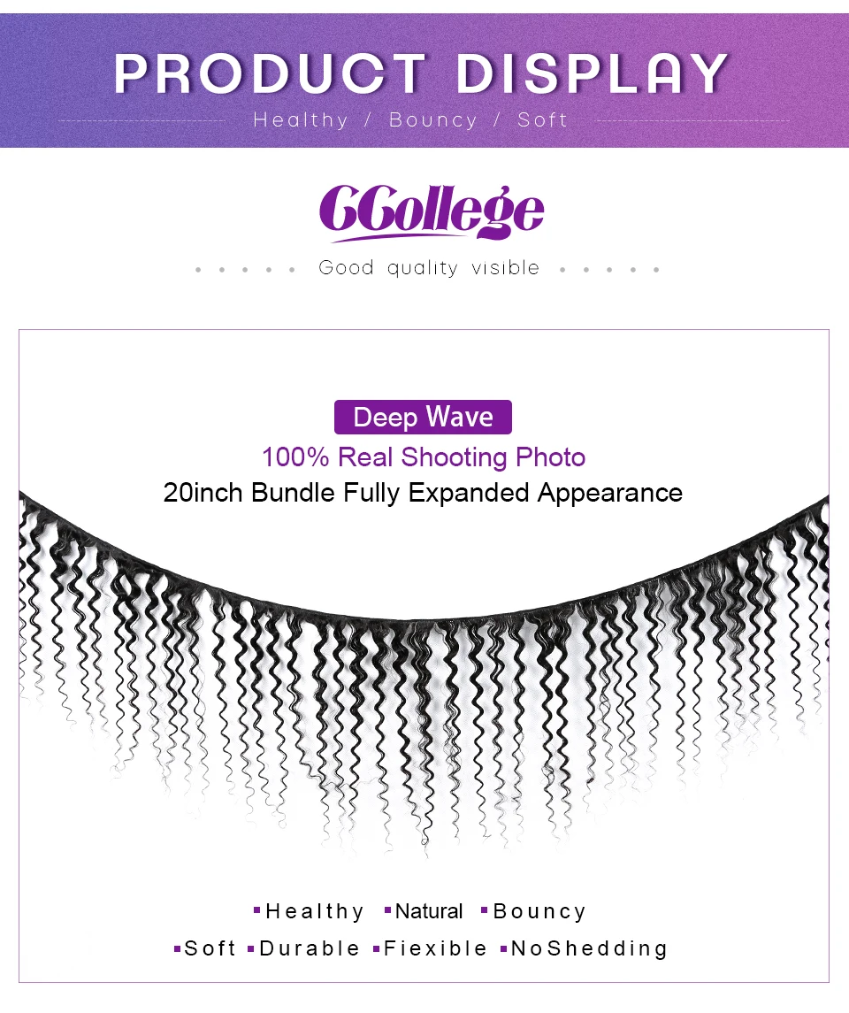 Бразильские волосы, глубокая волна, 3 пучка с закрытием, 4 шт./партия, человеческие волосы, ткет с закрытием, 8-28 дюймов, натуральный цвет, не Реми
