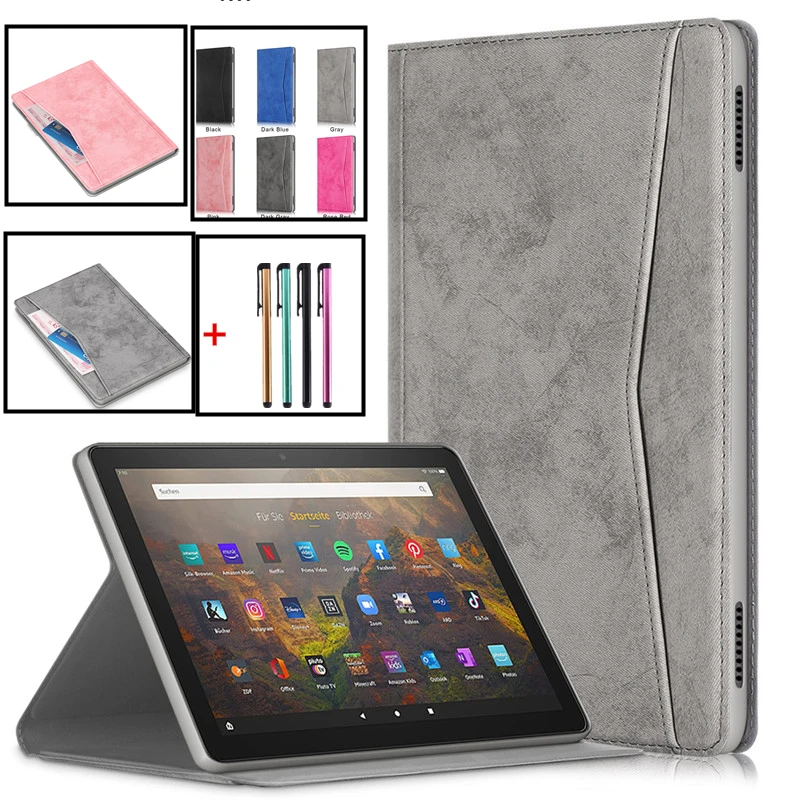 Чехол для Amazon Kindle Fire HD10 2021 новинка мягкий ТПУ чехол планшета HD 10 Plus тонкий