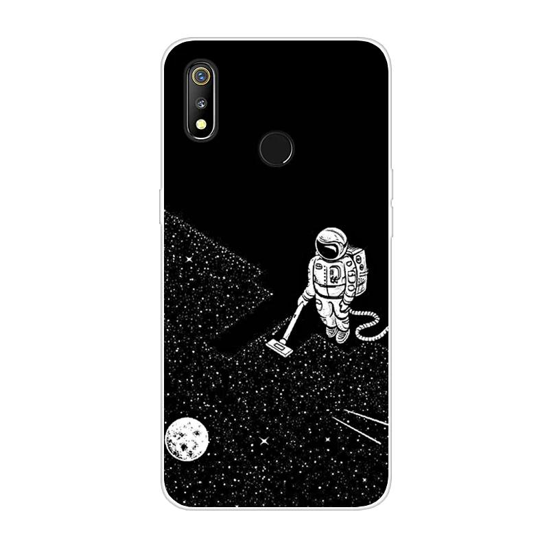 53 Мягкий чехол из ТПУ для OPPO Realme 3 Pro, Прозрачный бампер с мультяшным рисунком, задняя крышка для телефона OPPO Realme3 3Pro Realme3Pro, силиконовый чехол s - Цвет: 53