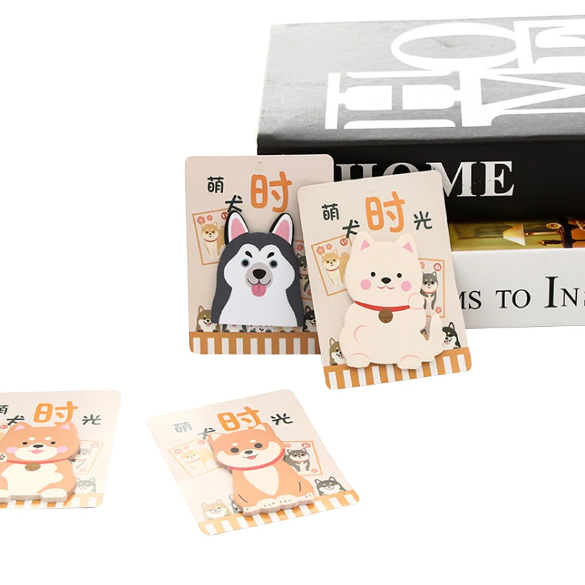 36 упаковок/партия креативные милые наклейки Akita Dog Puppy Notes 6 выбор Канцтовары