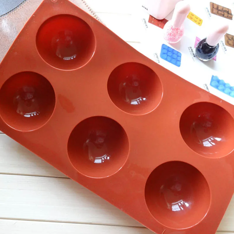 Форма силиконовая для выпечки в виде полушария на 6/15/24 шт.|Формы тортов| |