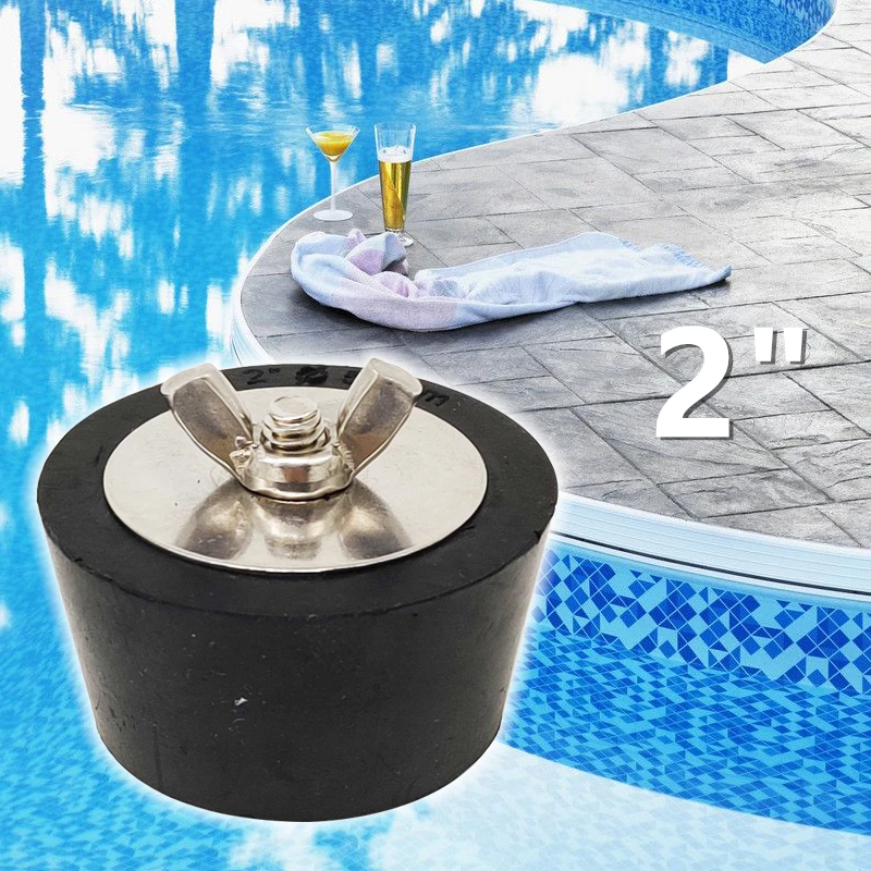 Antifreeze Rubber Plugs For Swimming Pool Pipes In Winter With Stainless Steel Screw Heavy Duty Garden Accessories | Дом и сад