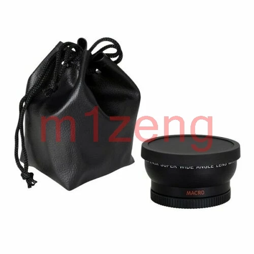 Широкоугольный объектив 0 45x 58 мм с преобразованием макросов для камер canon 60d 80d 90d