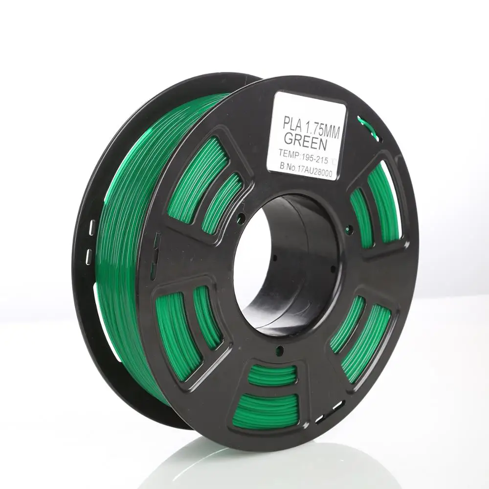 Green 1 Новое поступление 3D-принтеры нити 1,75 1 кг PLA Пластик резиновая расходных материалов Материал - Цвет: Green 1