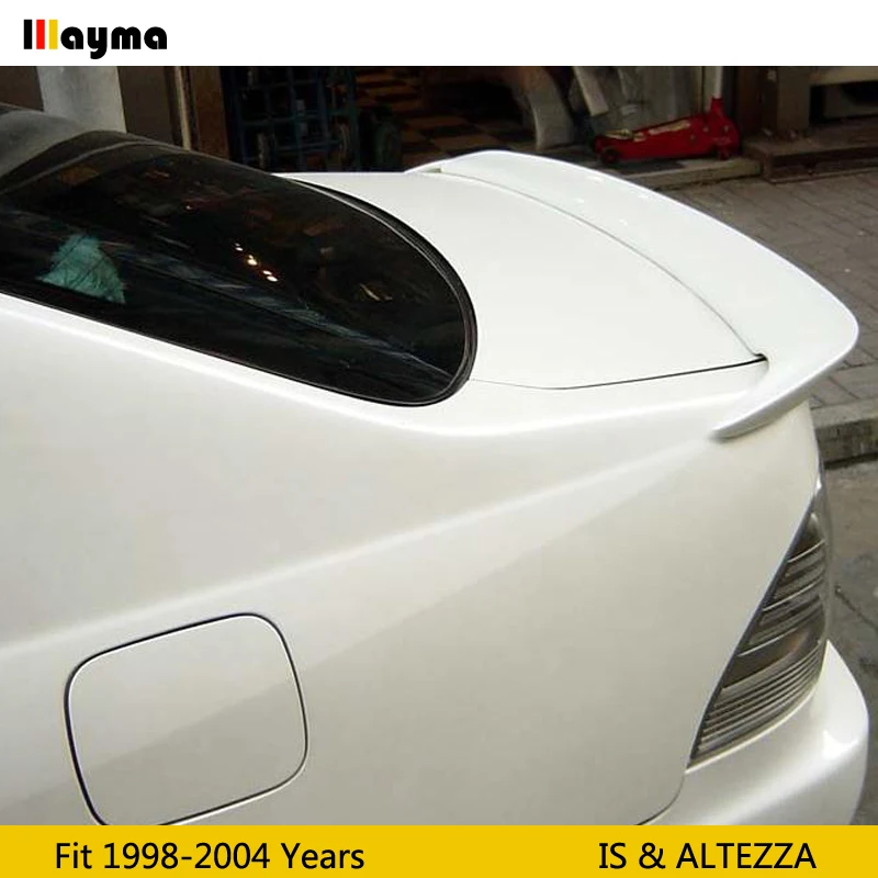 TRD Стиль волоконное стекло задний багажник губа для Toyota Altezza AS200 AS300 RS200 1998 2004 FRP