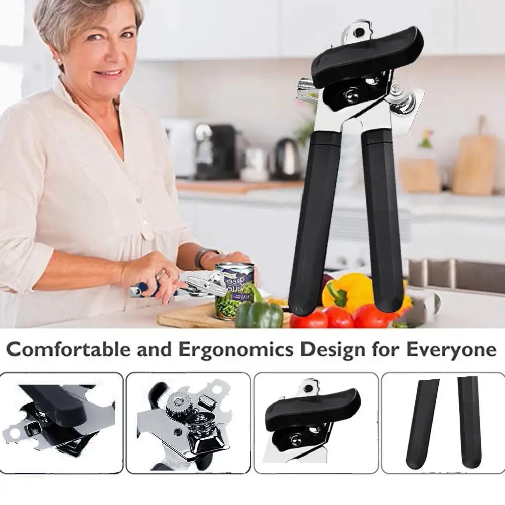 Новый Нержавеющая сталь профессиональные олова ручной консервный нож ремесло