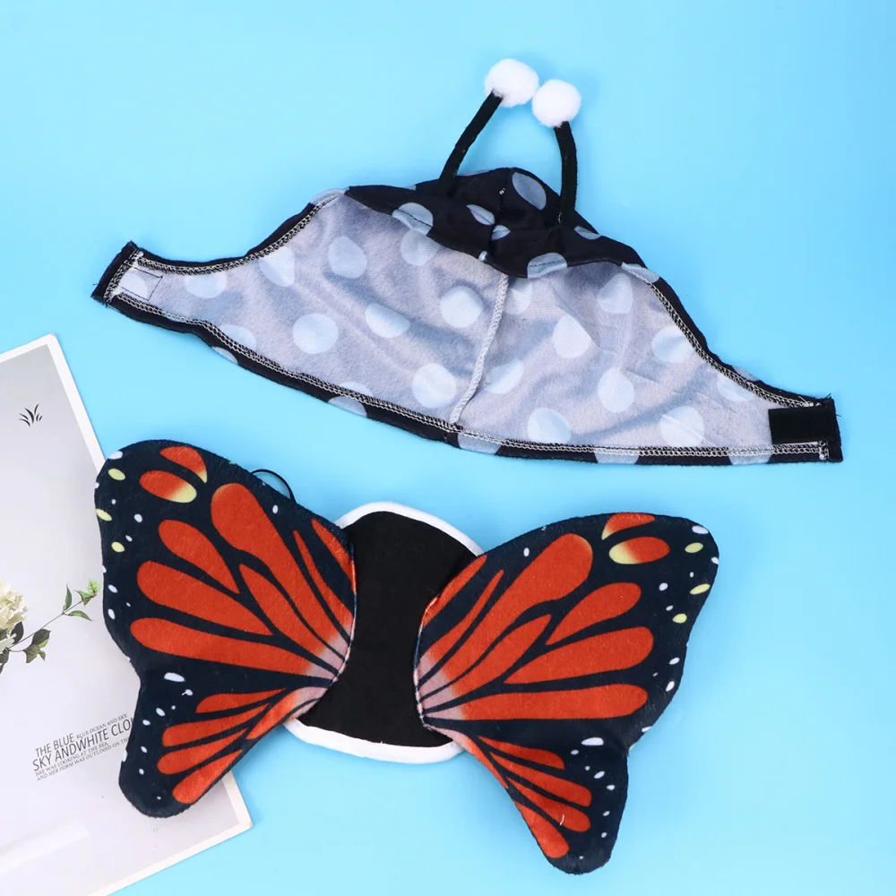 

1 Set of Two Pieces Pet Dog Clothes Black Orange Costume Dogs Classic Clothing Transformed Coat for Pet Puppy(Size)