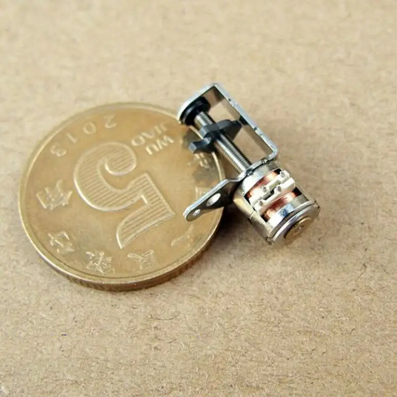 5шт микро 6 мм 2-фазный 4-проводной электродвигатель Степпер мини точность