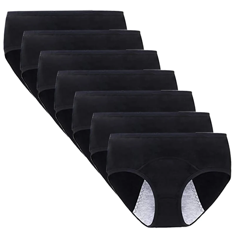 7 шт. менструации женские трусики хлопковые герметичность трусы мэм сексуальные