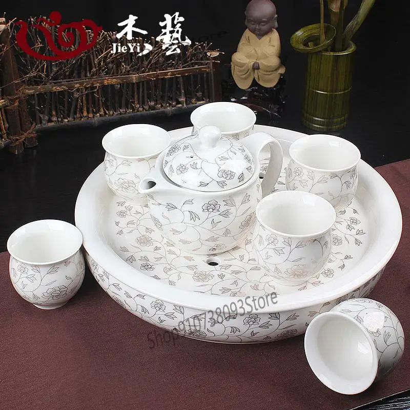 Чайный сервиз по специальной цене Цзиндэчжэнь двойной керамический чайный