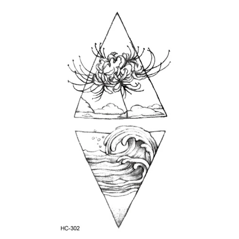 1 шт. сексуальная Водонепроницаемая Временная тату-наклейка цветок роза