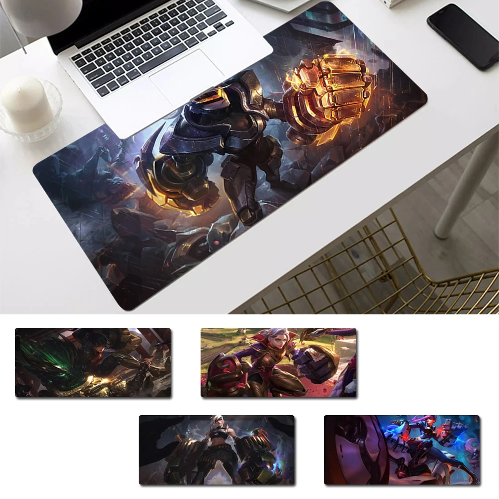 

Personalized League of Legends Vi Mouse Pad Gamer Keyboard Maus Pad Desk Mouse Mat Game Accessories For Overwatch