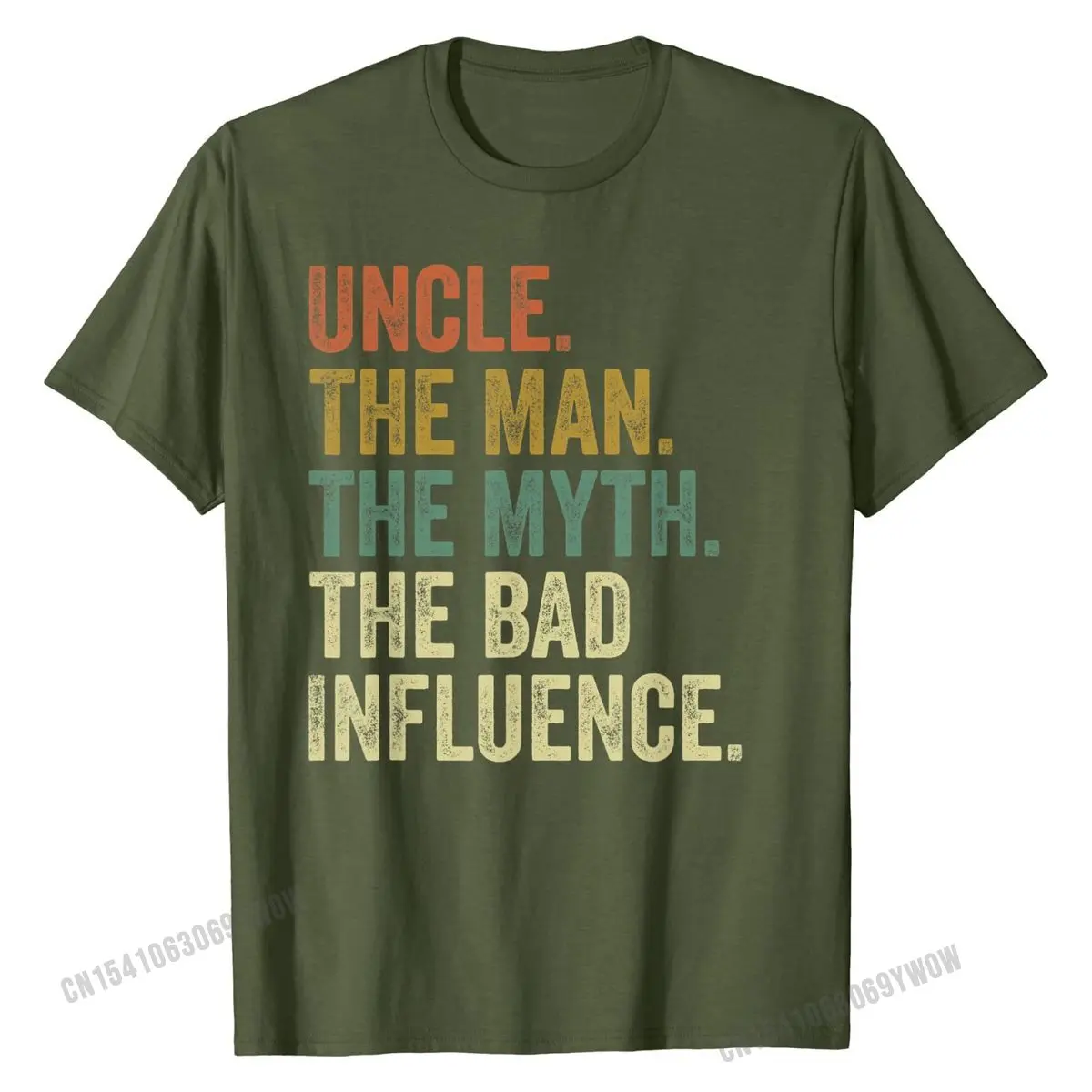 Мужская забавная винтажная смешная футболка с мифом о дяди мужчине плохое