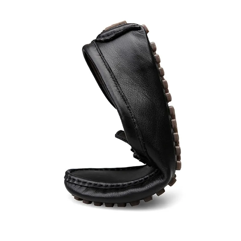 Мокасины мужские из натуральной кожи роскошные брендовые туфли для вождения