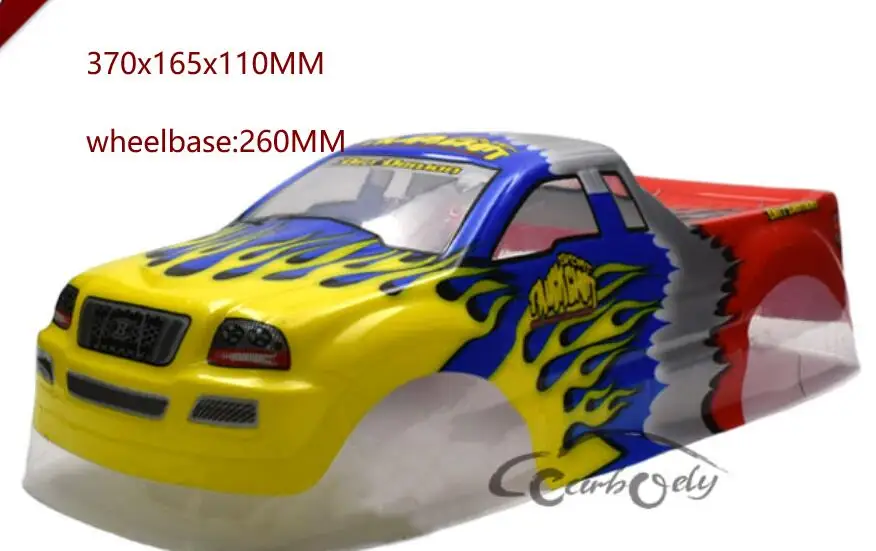 1/12 1/10 1/14 внедорожный грузовик корпус для HPI Savage XS FLUX El Camino SS HSP 94111 REDCAT FS LC RACING TM E5 WLTOYS грузовик - Цвет: z8