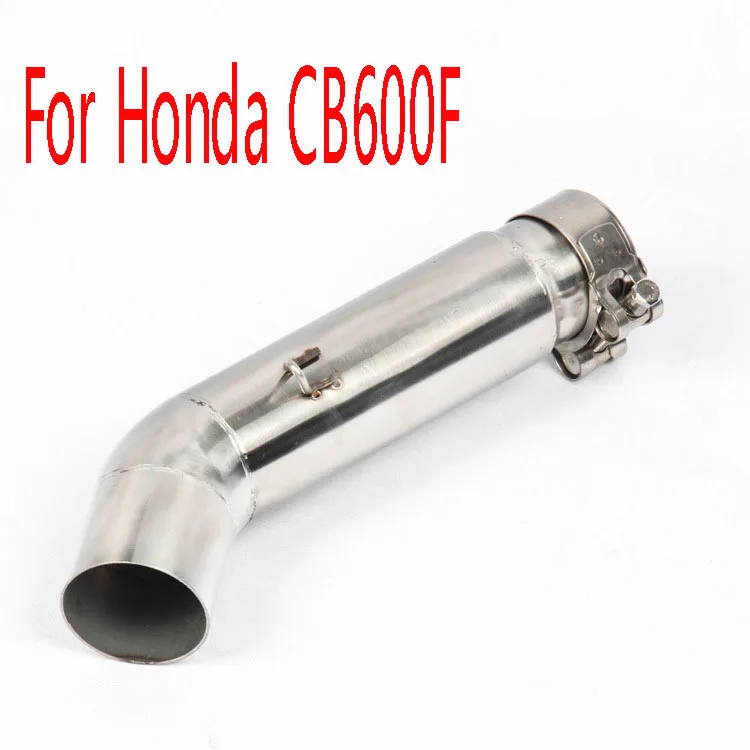 Для Honda CB600F CB 600F Hornet 2007-2013 Hornet 600 Slip-on глушитель для мотоцикла средняя Соединительная труба