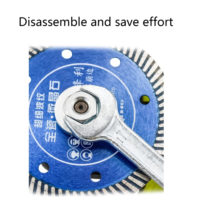 

1 Set Angle Grinder Press Plate Accessories Wrench Polishing Grinding Machine M14 M17 Hexagon Locking Flange Nut Quick Tool 7XEA