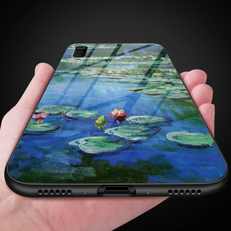 Для samsung Galaxy A40 A10 A20 A30 A50 A8S A6S A70 A80 A90 закаленное Стекло чехол J4Plus M10 M20 M30 Note9 роскошный защитный чехол