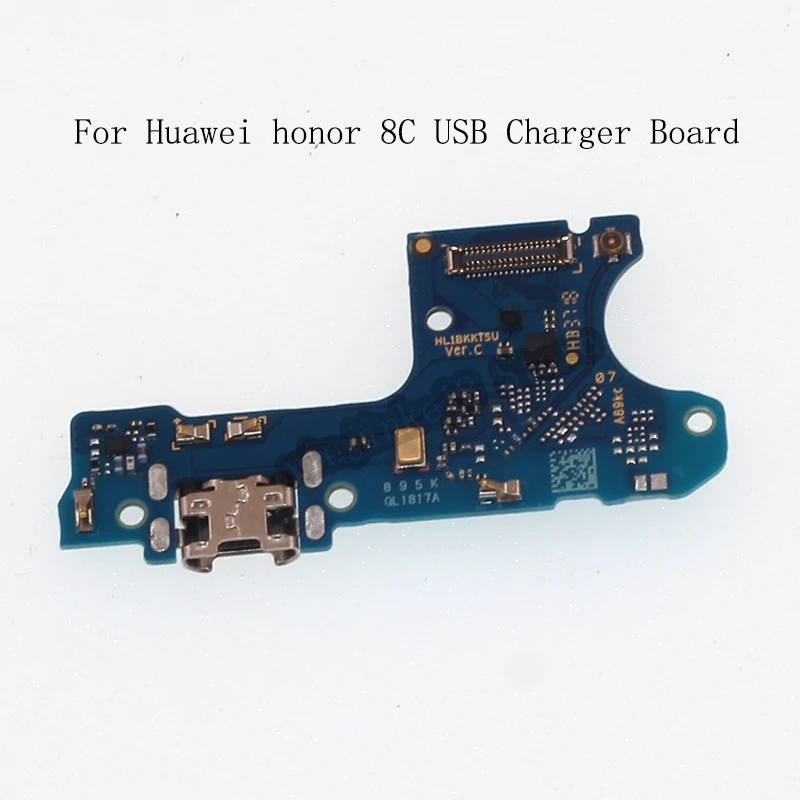 Плата зарядного устройства для Huawei Honor 8C с USB разъемом модуль микрофона разъем