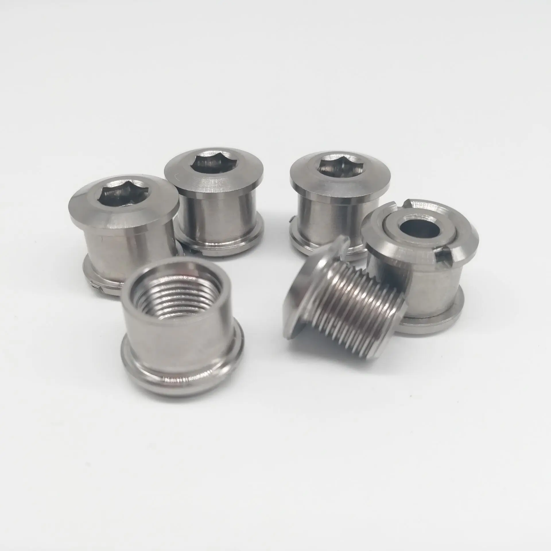 Набор титановых велосипедных колец M8 красочные болты 6 5 мм гайки пар/лот MTB для