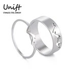 Unift Снежная фотография для женщин и мужчин, Модная бижутерия в стиле панк, минималистичные аксессуары для свадебной группы