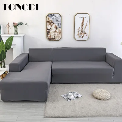

TONGDI Lustrous Elastic Sofa Cover Super Soft Elegant All-inclusive Luxury Pretty Decor Slipcover Couch For Parlour LivingRoom
