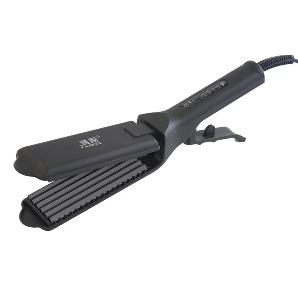 

New Hair Crimper Four-gear Temperature Adjustment Ceramic Tourmaline Ionic Flat Iron Hair Straightener For Women Widen Panel