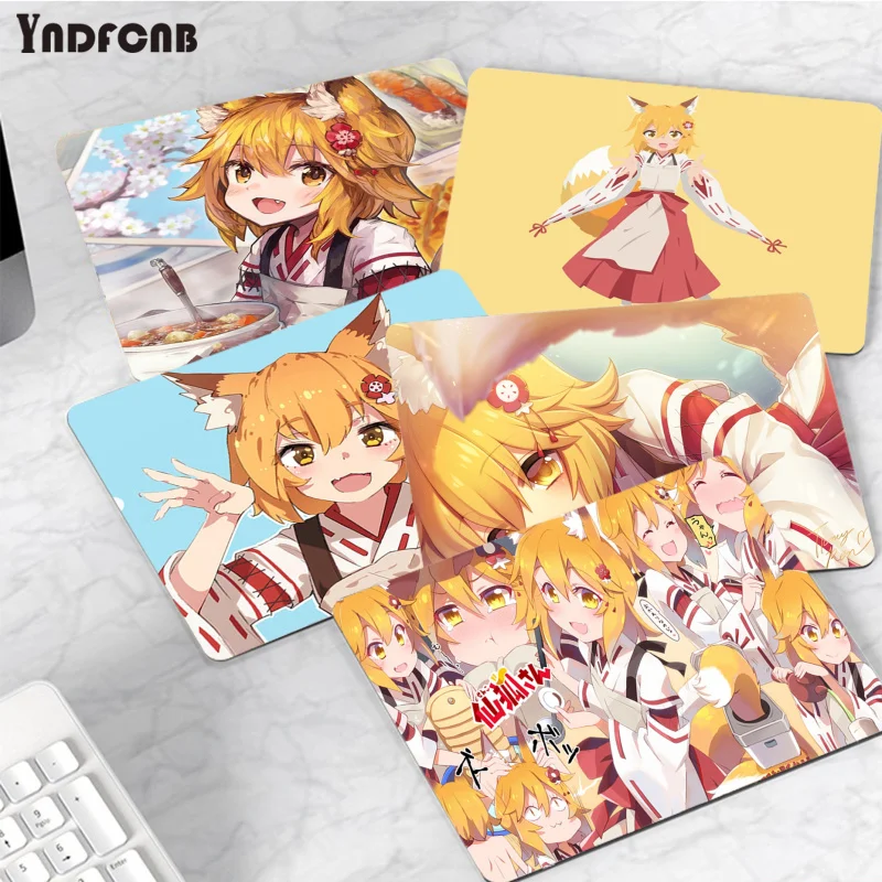 

YNDFCNB мой любимый аниме полезный Fox Senko высокоскоростной новый коврик для мыши для CS GO Лидер продаж оптом игровой коврик для мыши