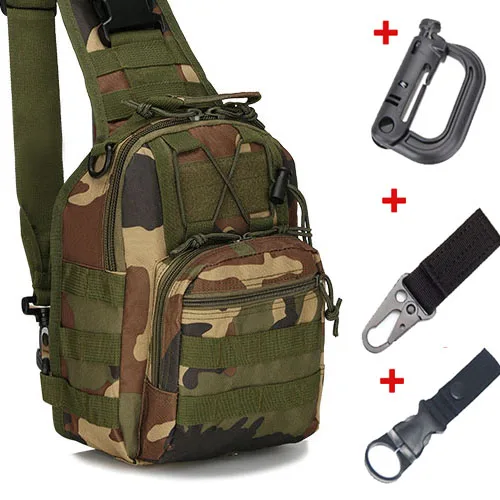 jungle and 3hook 600D уличная спортивная сумка Военная походная Сумка тактический рюкзак для путешествий походная сумка на плечо охотничий рюкзак - Цвет: jungle and 3hook