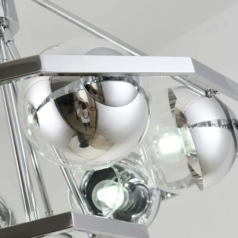 Скандинавское стекло люстра лампа для гостиной домашний декор Домашний