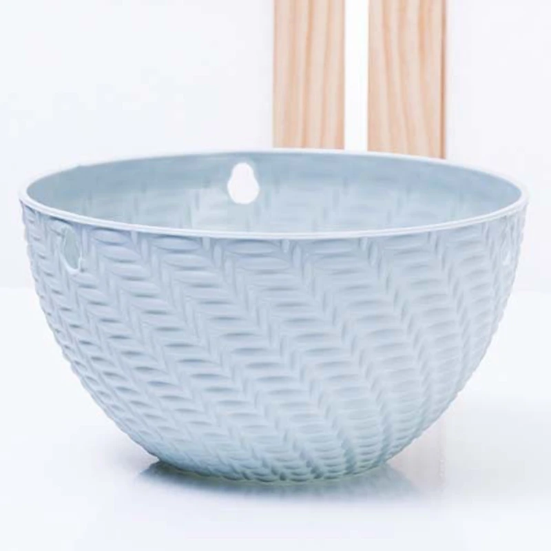 Круглая пластиковая подвесная корзина для цветов 5 шт. цветочный горшок 16 х10 см