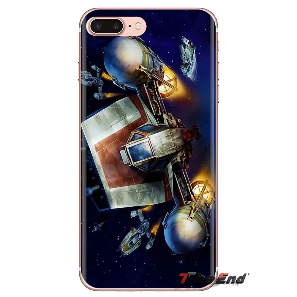 For Huawei Mate Honor 4C 5C 5X 6X 7 7A 7C 8 9 10 8C 8X 20 Lite Pro Vintage Star Wars Spaceship Transparent Soft Shell Covers |